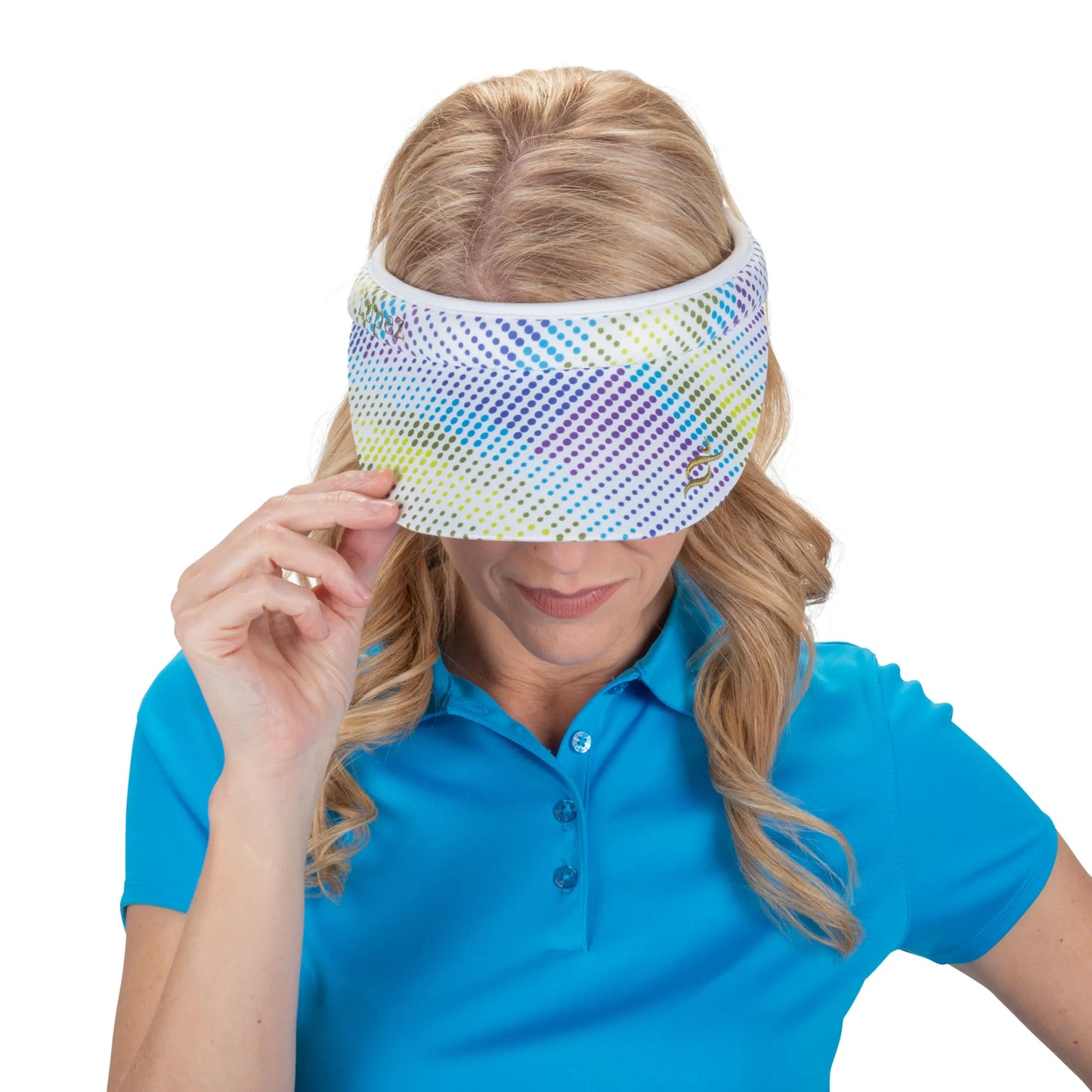 Nancy Lopez   Supra Reverse Clip Visor White Multi