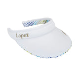 Nancy Lopez   Supra Reverse Clip Visor White Multi