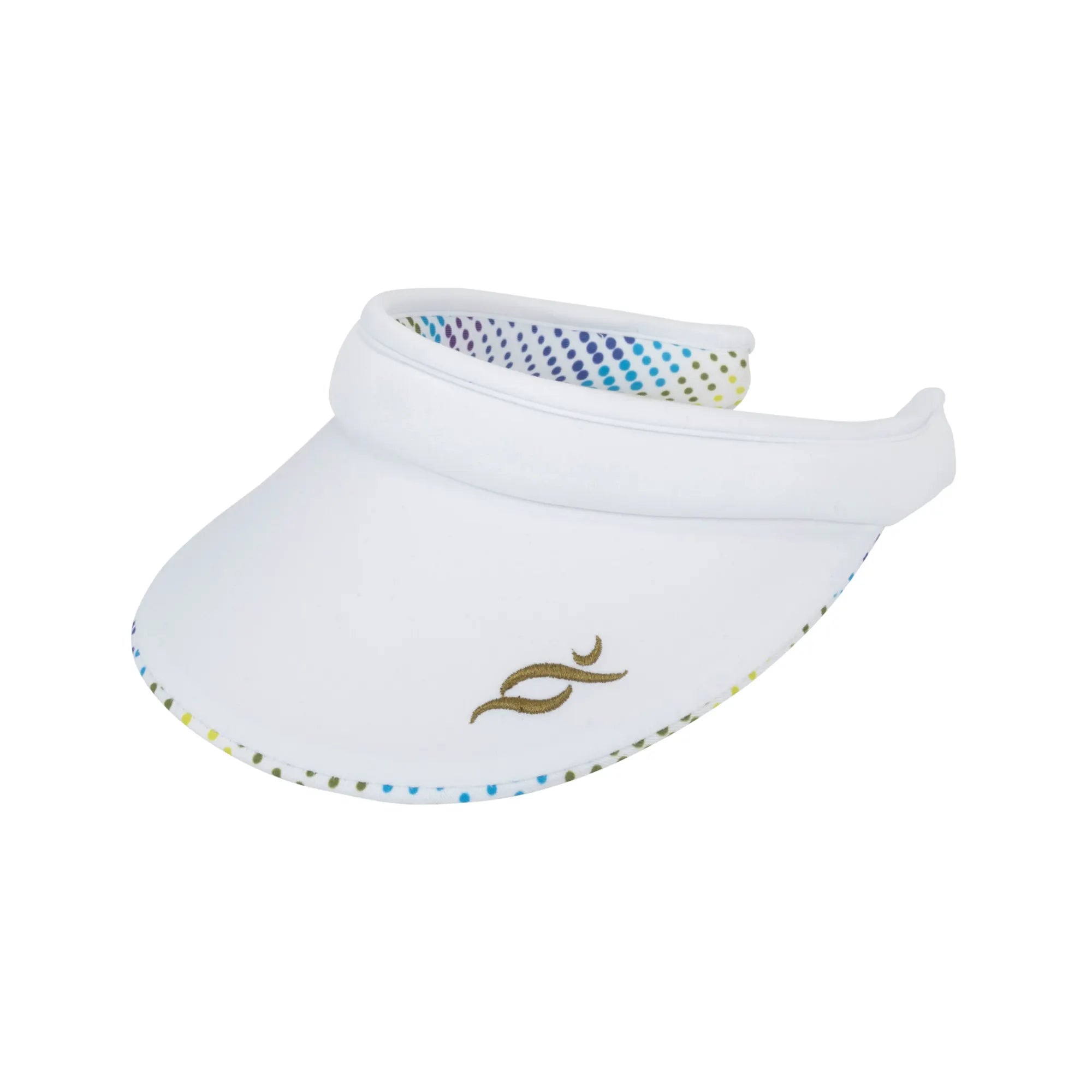 Nancy Lopez   Supra Reverse Clip Visor White Multi