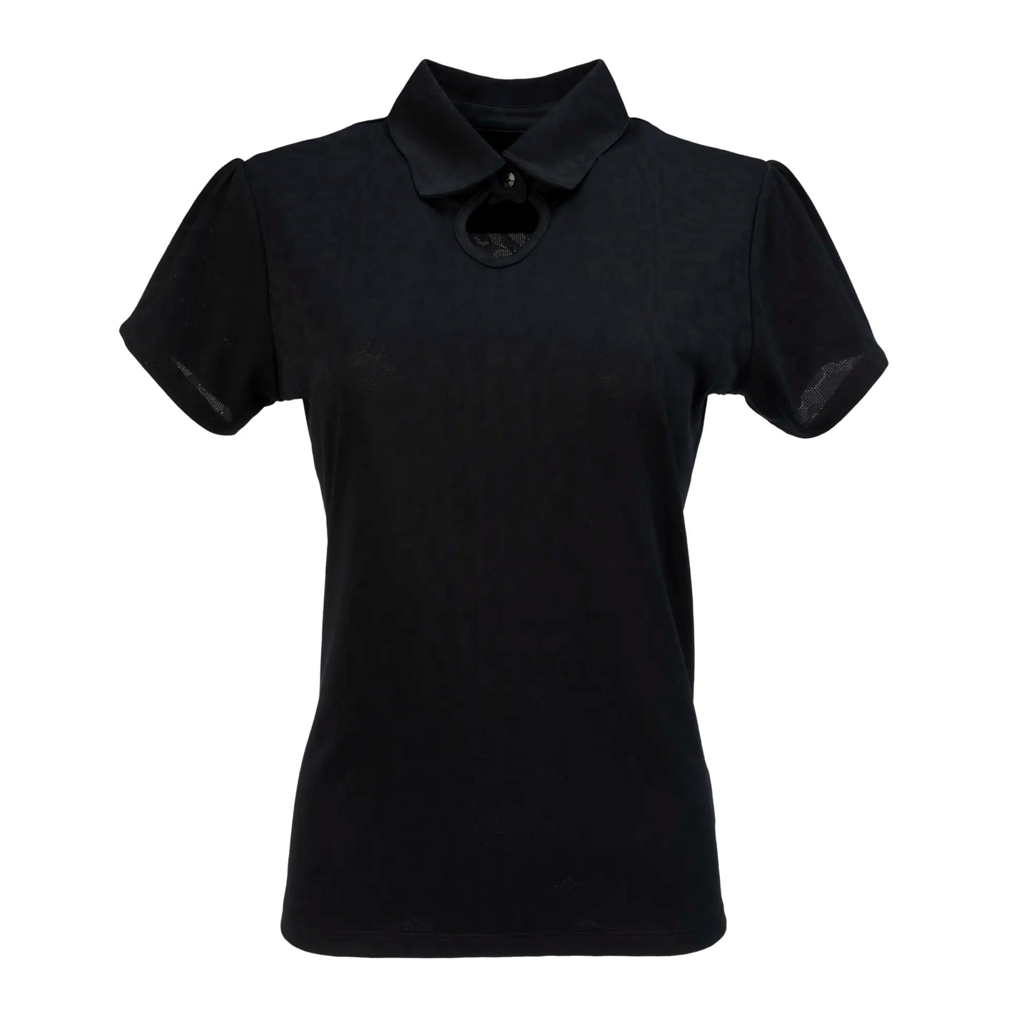 Nancy Lopez  Swagger Short Sleeve Polo Black