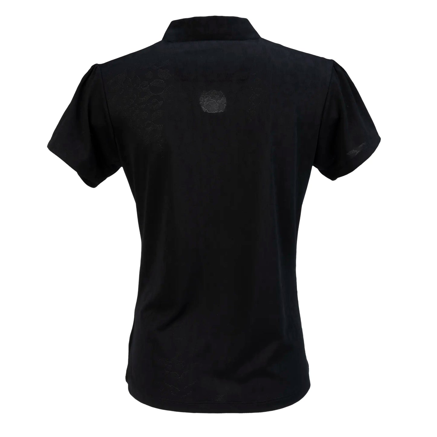 Nancy Lopez  Swagger Short Sleeve Polo Plus Black