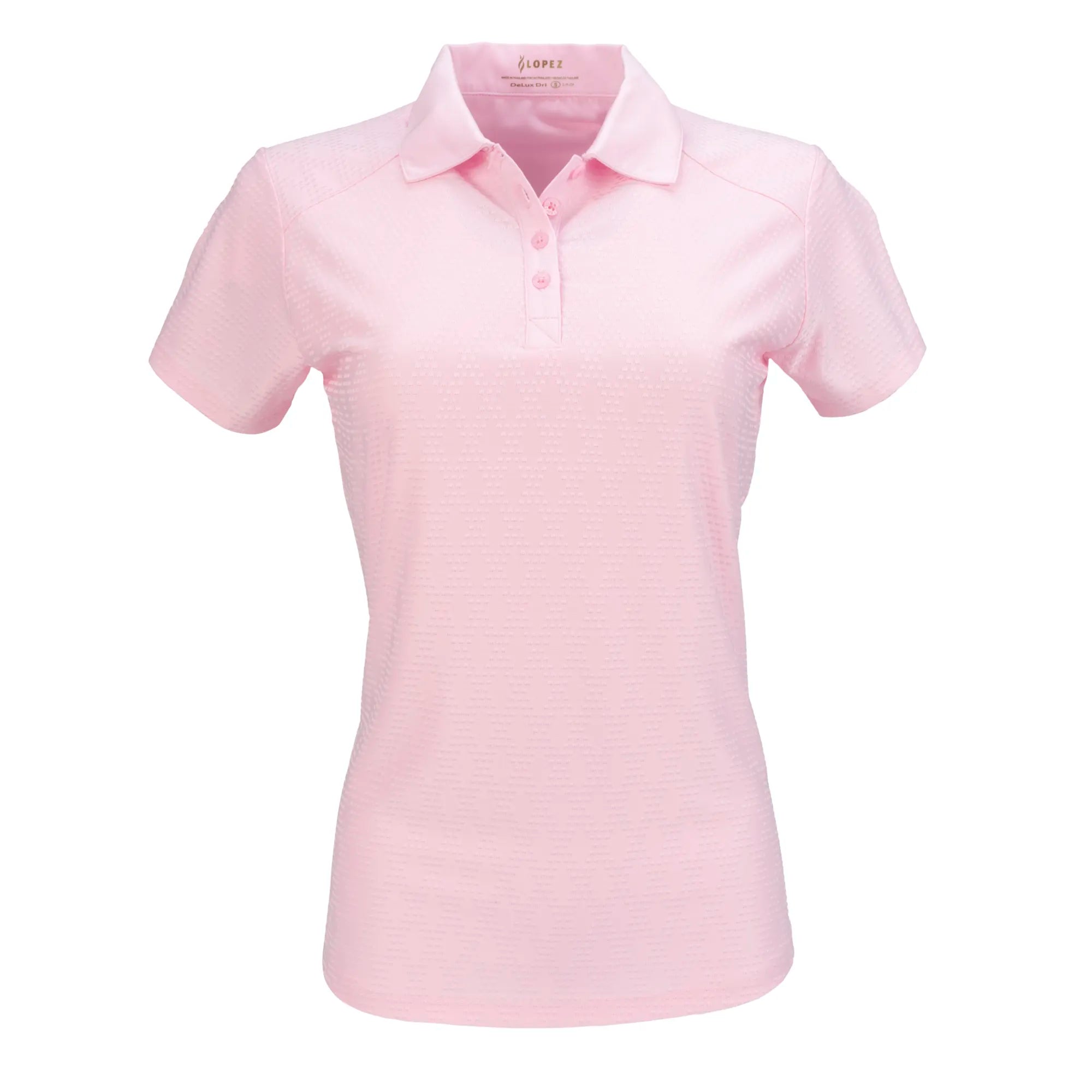Nancy Lopez   Tempo Short Sleeve Polo Burst
