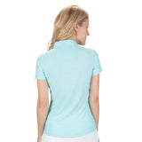 Nancy Lopez   Tempo Short Sleeve Polo Ice