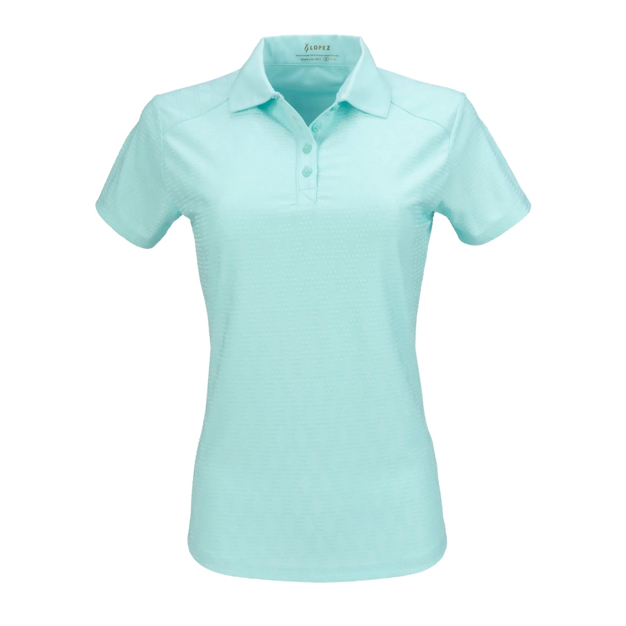 Nancy Lopez   Tempo Short Sleeve Polo Ice