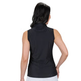 Nancy Lopez   Tempo Sleeveless Polo Black