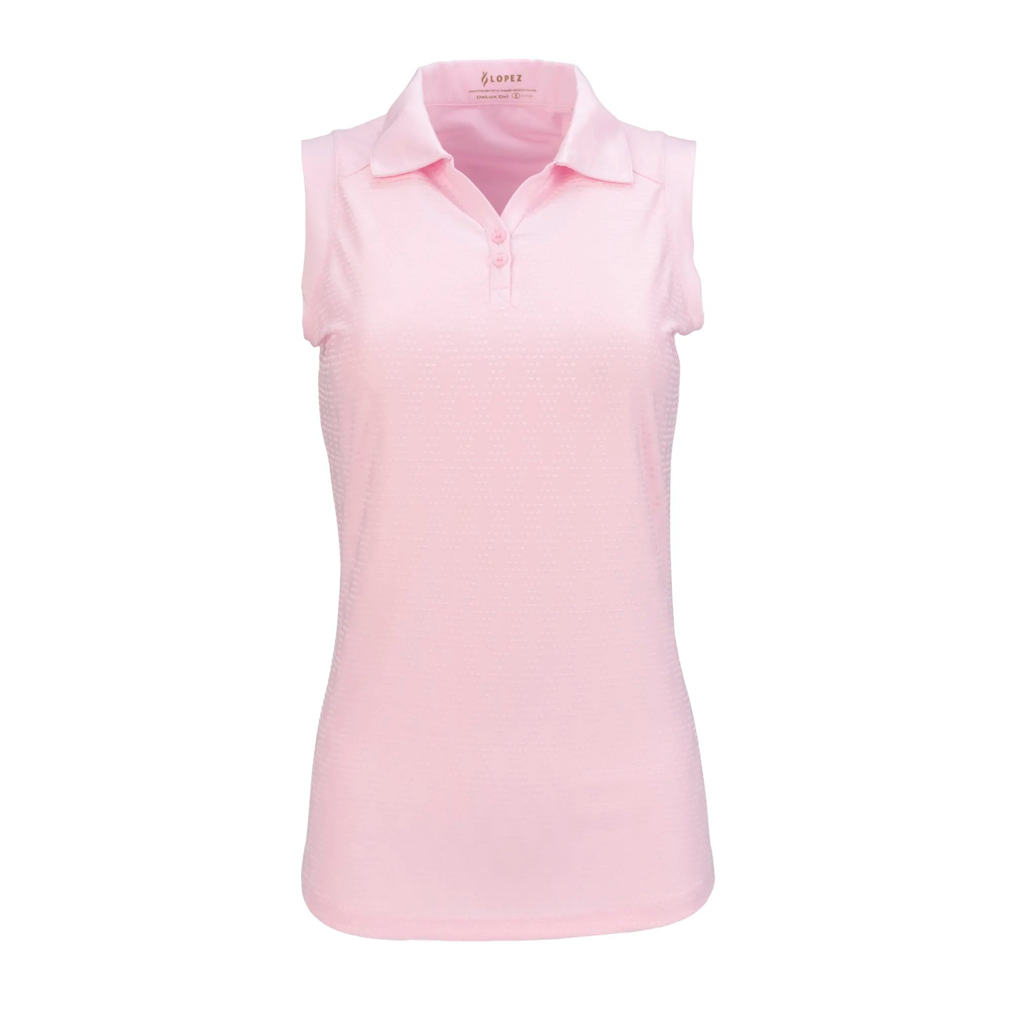 Nancy Lopez   Tempo Sleeveless Polo Burst