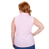 Nancy Lopez   Tempo Sleeveless Polo Plus Burst
