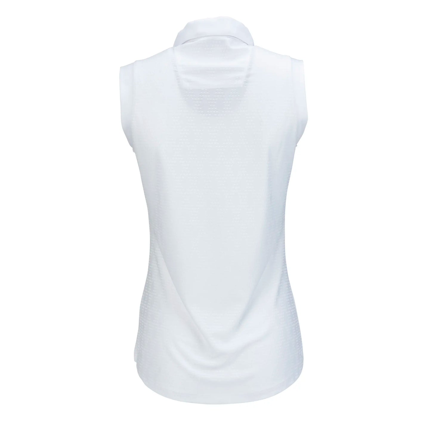 Nancy Lopez   Tempo Sleeveless Polo White