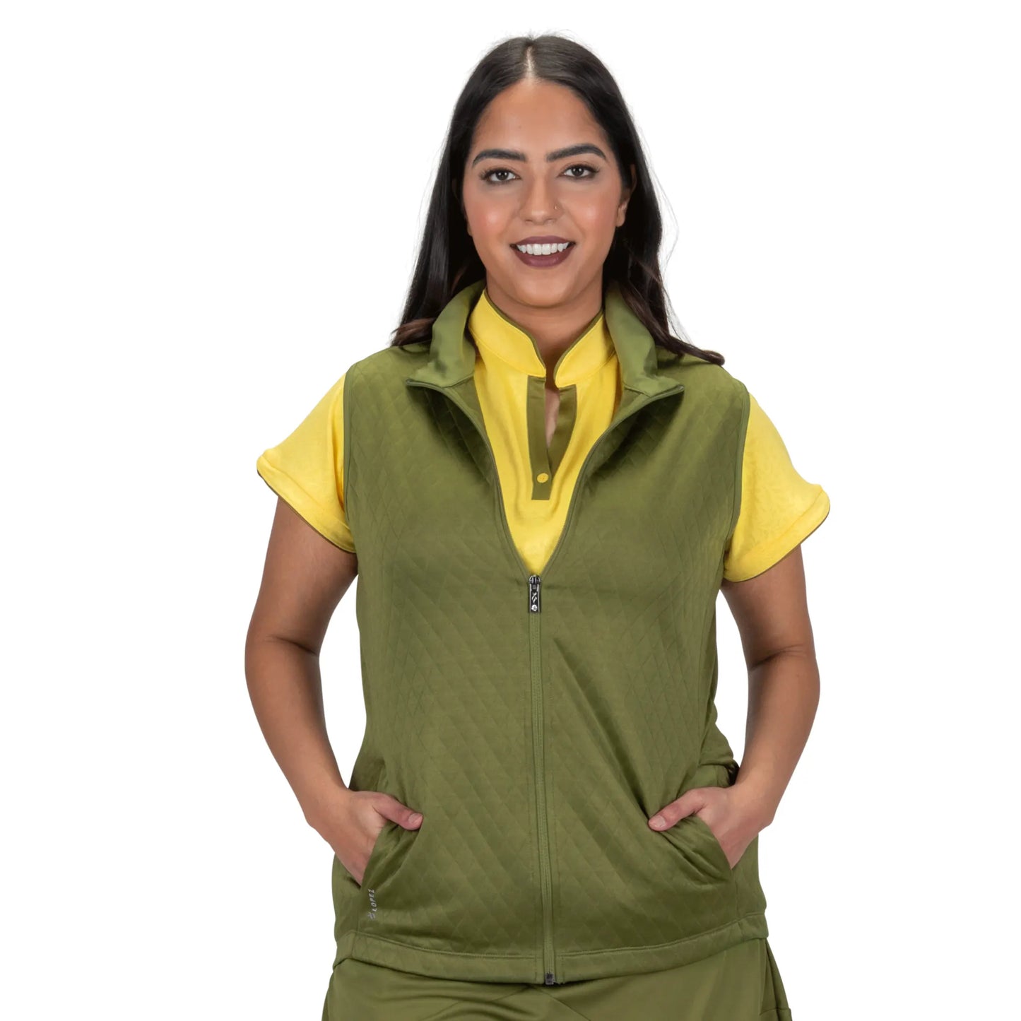 Nancy Lopez   Zeal Vest Plus Olive