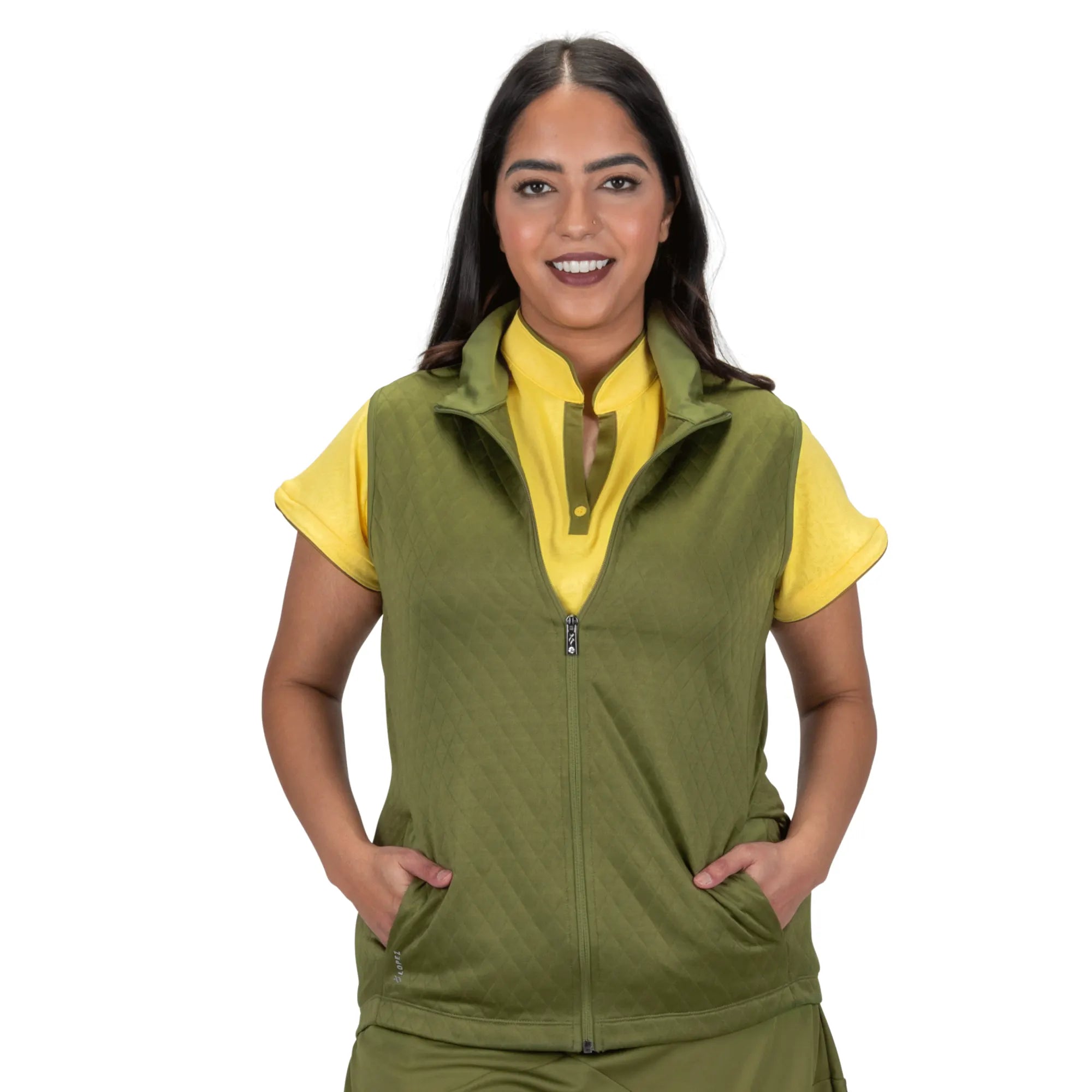 Nancy Lopez   Zeal Vest Plus Olive