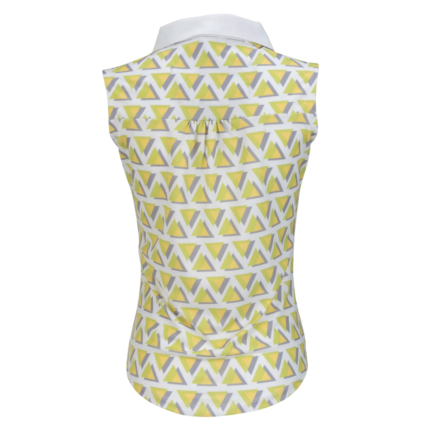 Nancy Lopez  Yuma Sleeveless Polo Plus White Multi