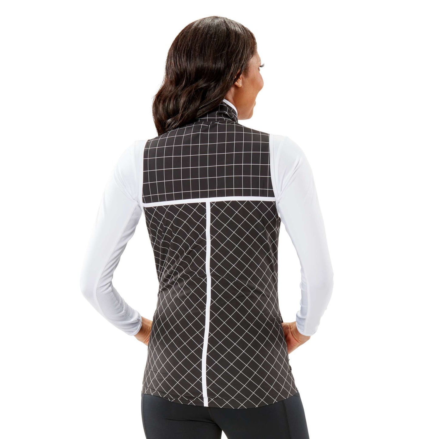 Nancy Lopez  Zippy Vest Black Multi
