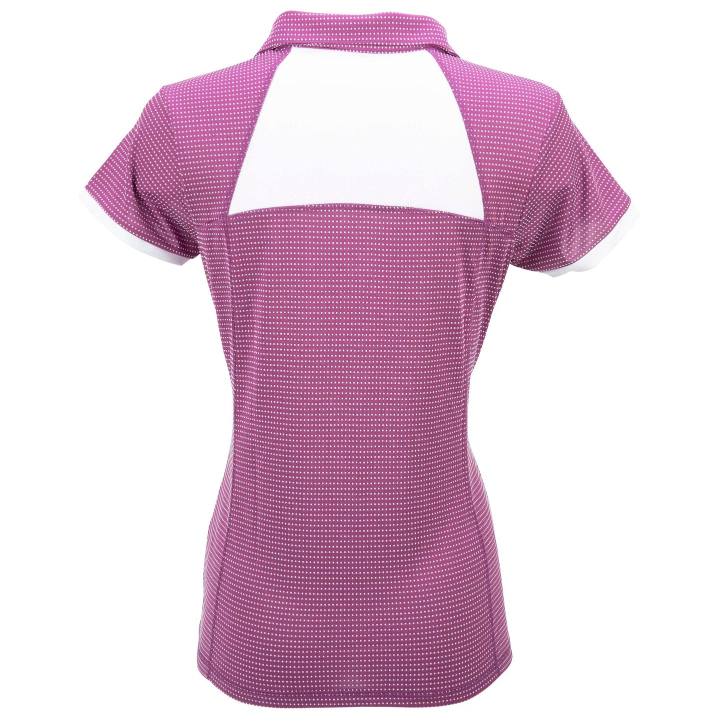 Nancy Lopez Zone Short Sleeve Polo - Iris/White