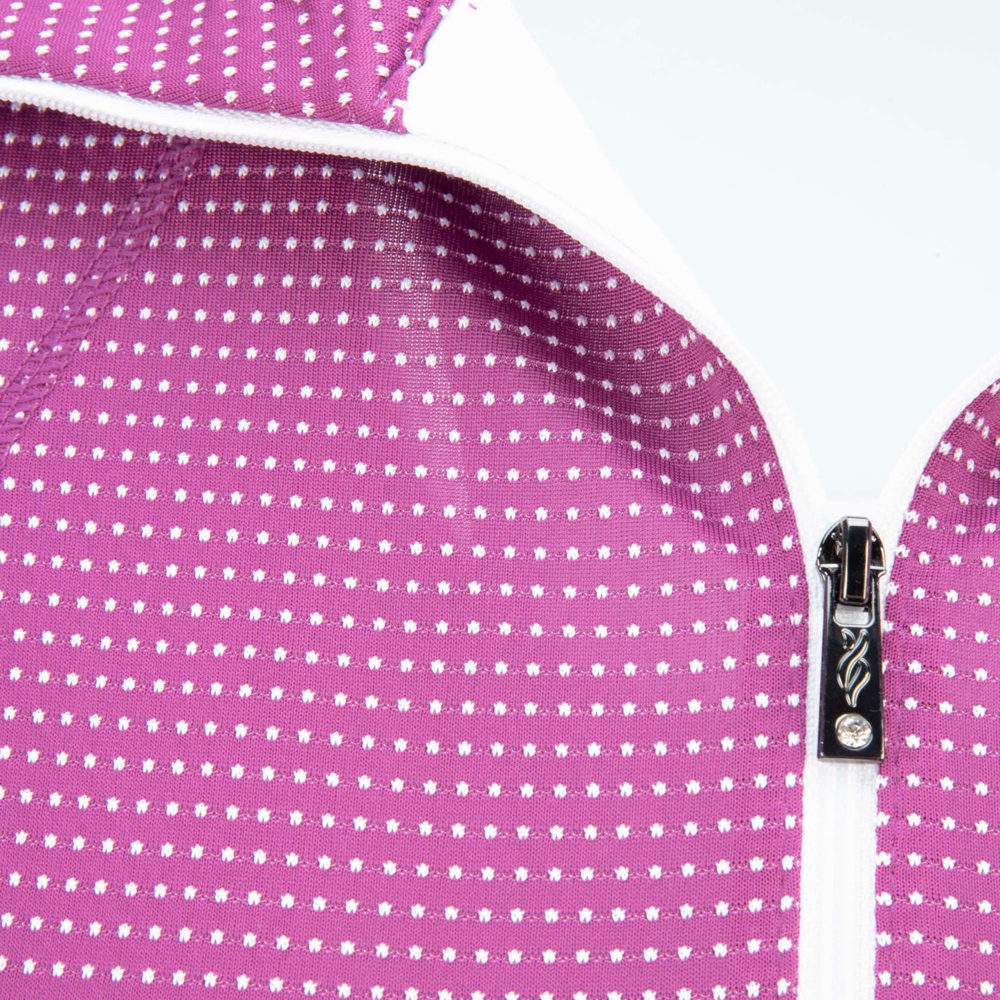 Nancy Lopez Zone Short Sleeve Polo - Iris/White