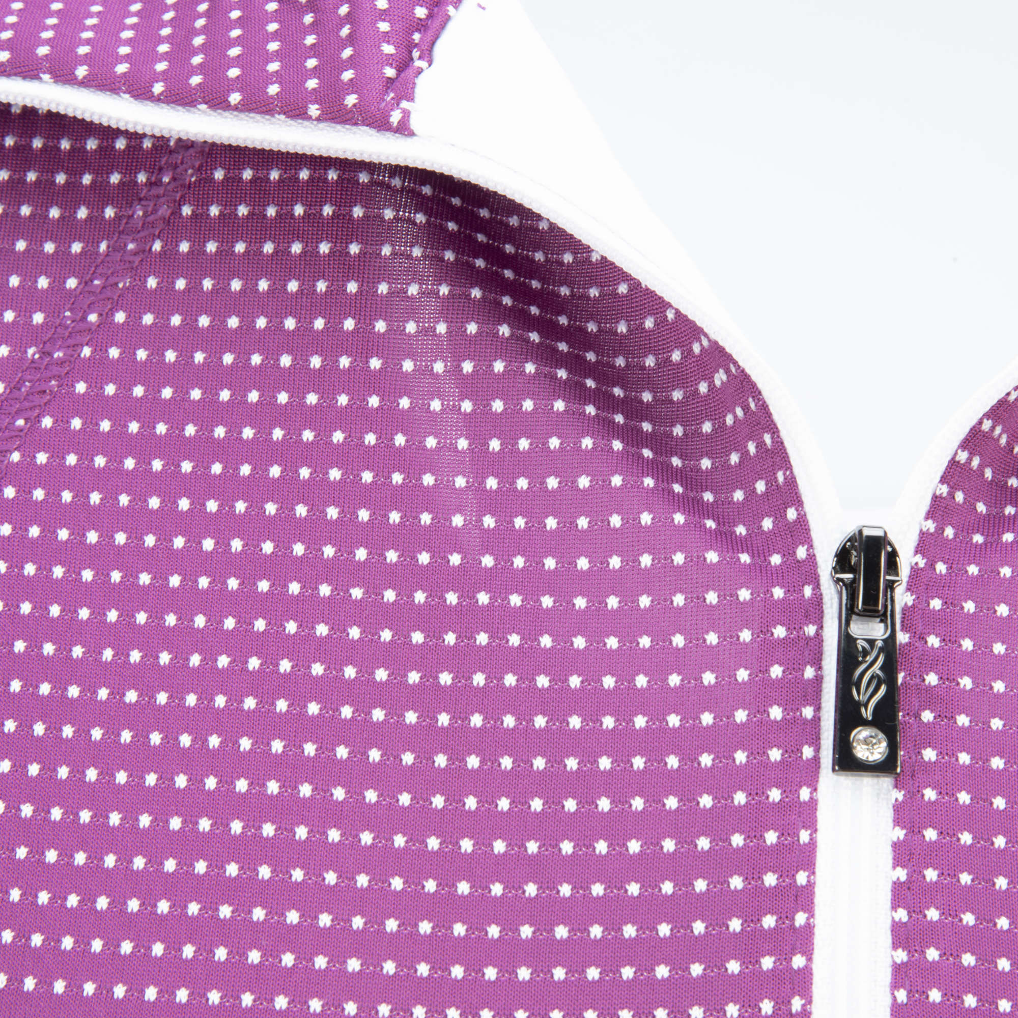 Nancy Lopez Zone Short Sleeve Polo - Iris/White