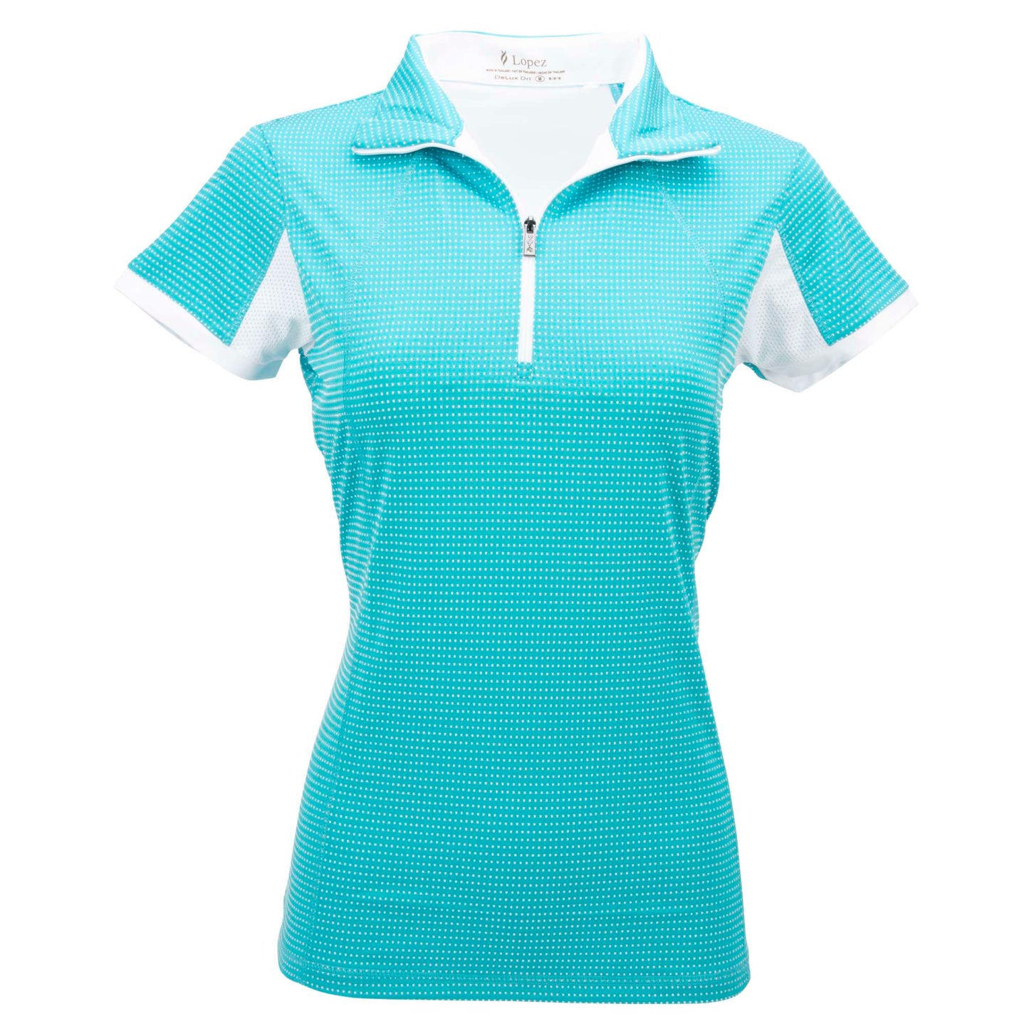 Nancy Lopez Zone Short Sleeve Polo - Teal