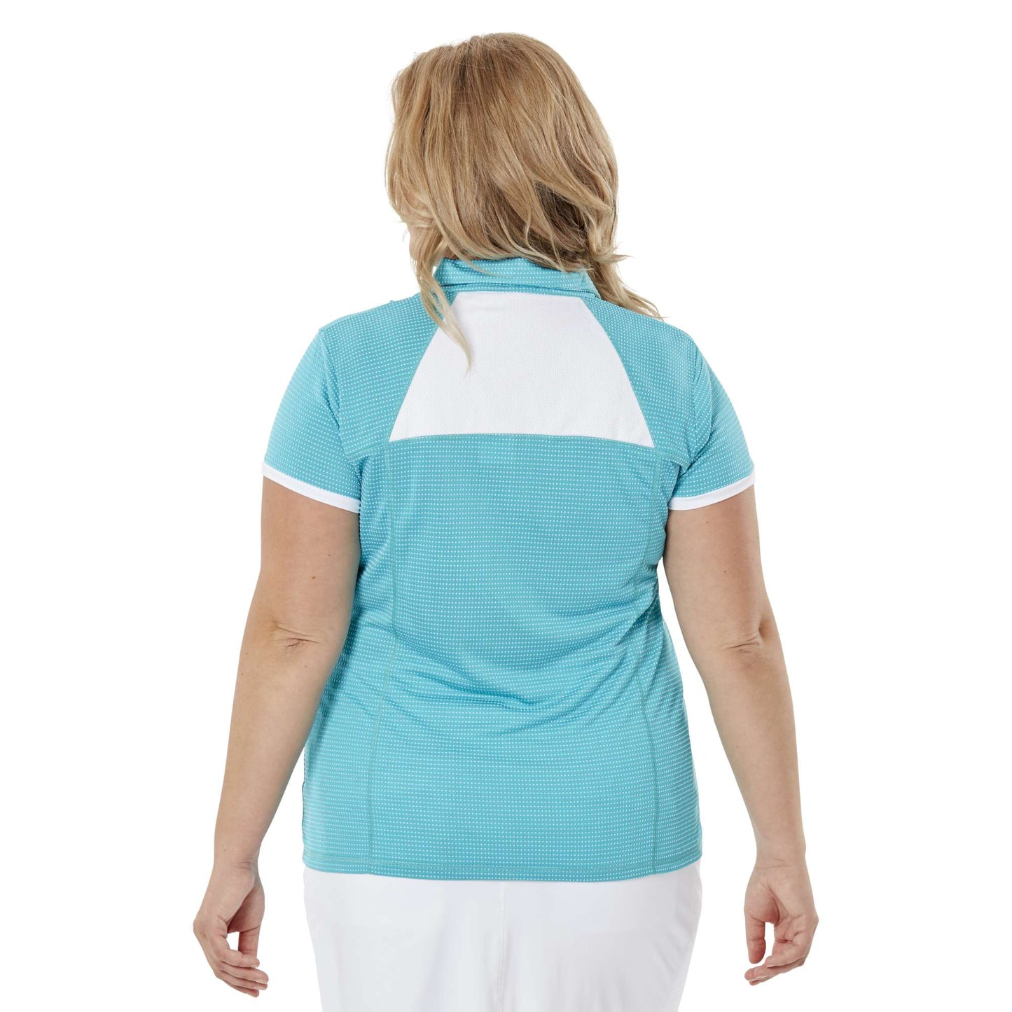 Nancy Lopez Zone Short Sleeve Polo - Teal