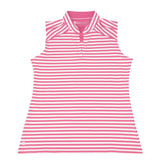 Nancy Lopez  Women'S Bold Sleeveless Polo Rouge Multi