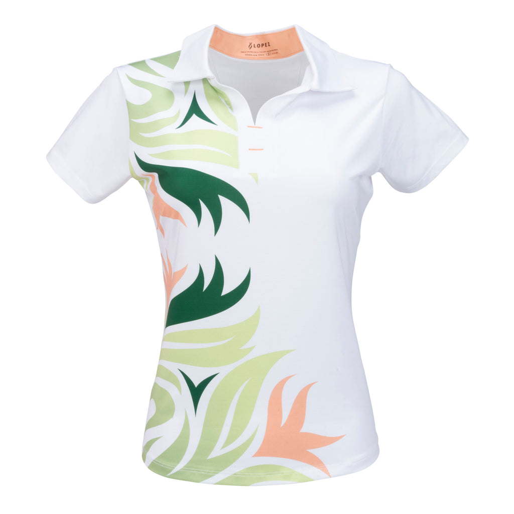 Nancy Lopez Golf Trinity Short Sleeve Polo Plus