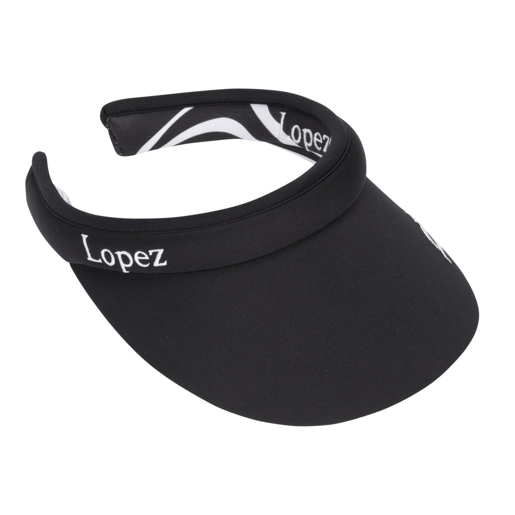 Nancy Lopez  Rush Reverse Clip Visor Black Multi