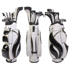 Flame 18-Piece Cart Bag Package Set - White/Black – Nancy Lopez