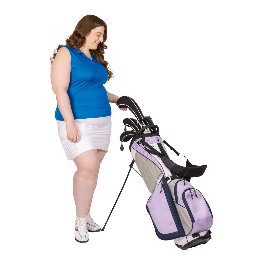 Nancy Lopez Golf Erinn 18-Piece Stand Bag Package Set - Lilac