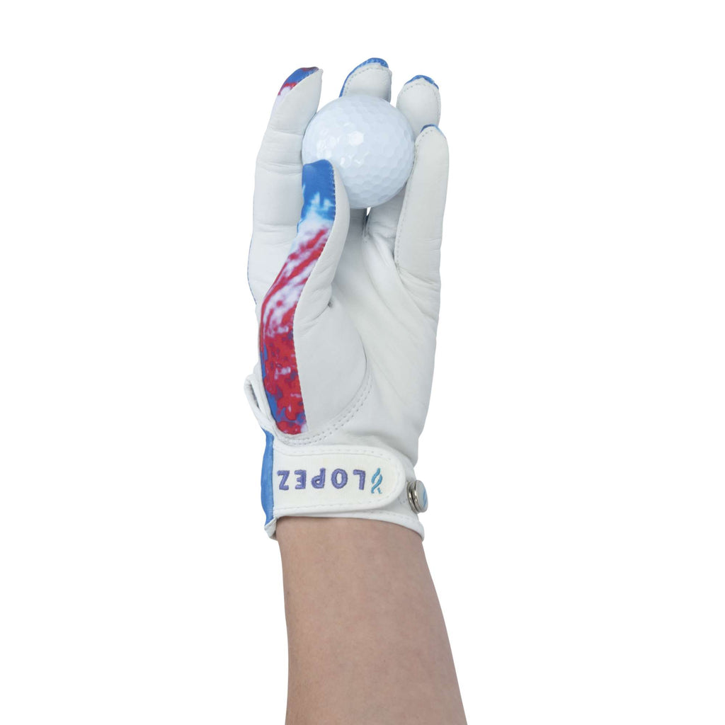 Nancy Lopez Golf Full Finger Groovy Glove Left Hand / Medium