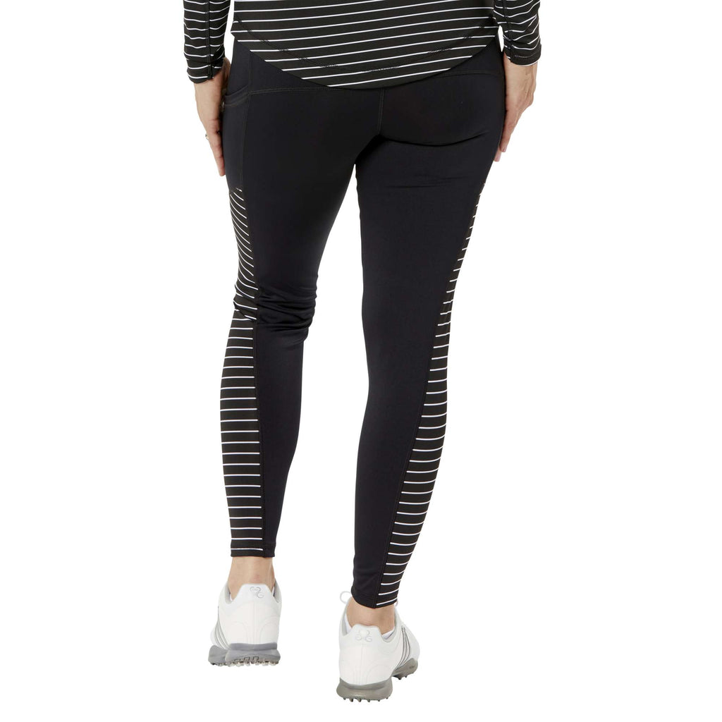 Nancy Lopez Golf Power Legging Black / White (Lush Print)