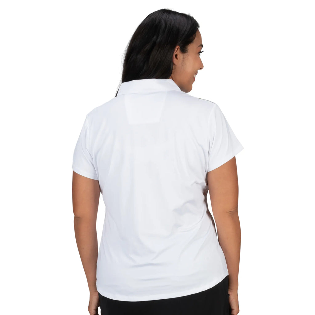 Nancy Lopez Golf Trinity Short Sleeve Polo Plus