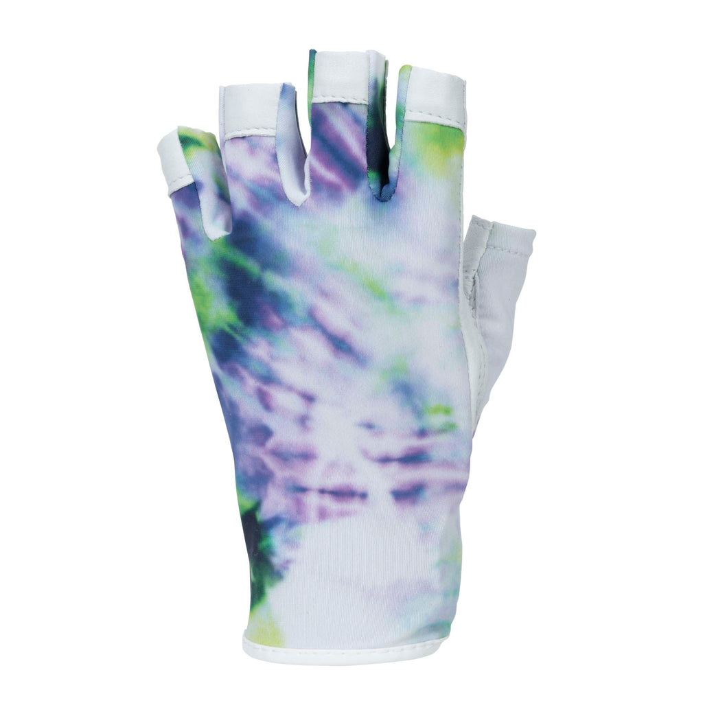 Nancy Lopez Golf Half Finger Groovy Iris Glove Left Hand / Large